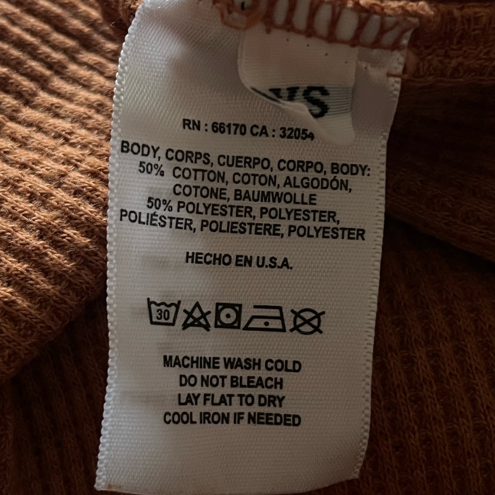 ANTHROPOLOGIE T. La Nadia Cut-Out Waffle Tunic - Picture 12 of 12